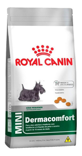 Ração Mini Dermacomfort Adultos Pequenos 2,5kg Royal Canin