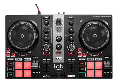 Hercules Djlearning Kit Mk Ii Controlador Dj Inpulse 200 Negro
