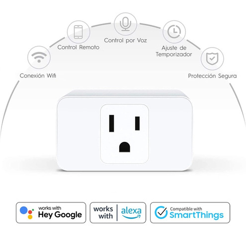 Enchufe Inteligente Wifi - Alexa, Google Y Smartthings