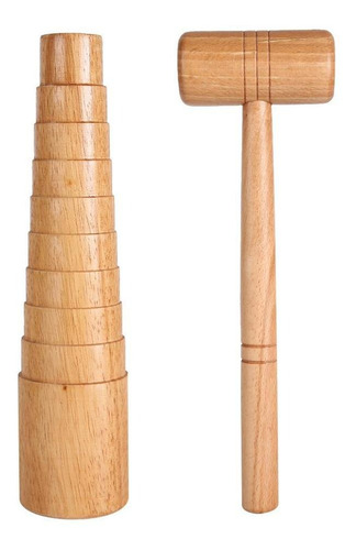 Imagen 4 de 9 de Medidor De Mandril De Madera Para Pulsera De Joyería, Ajust