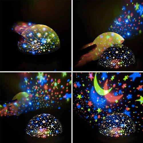 Proyector Lampara Led Estrellas Giratorio Reflector Navideño