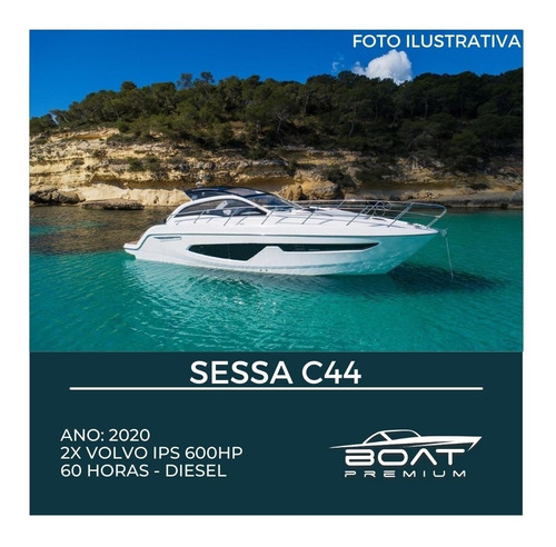 Sessa C44, 2020, 2x Volvo 600hp Ips - Sedna - Ferretti -