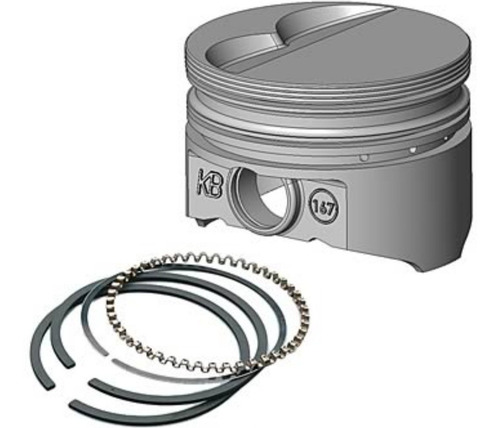Pistones Hipereutecticos Y Anillos Keith Black Motores Mopar