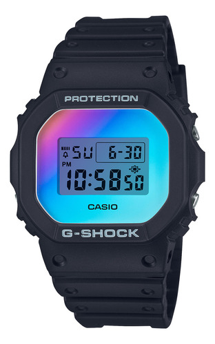 Relógio Casio G-shock DW-5600sr-1cr - pulseira preta