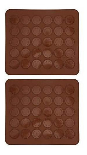 Silicona Macaron Mats, 2 Pedazos De 30 Gr De Macaron G52se