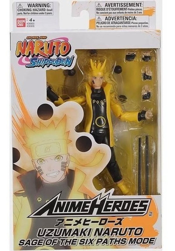 Figura De Ação Naruto Shippuden Sage Of Six Paths Mode