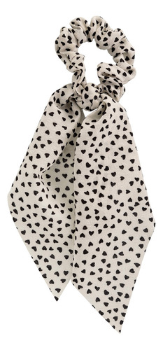 Xuxinha De Cabelo Scrunchie Branco Coração Grande - Proart