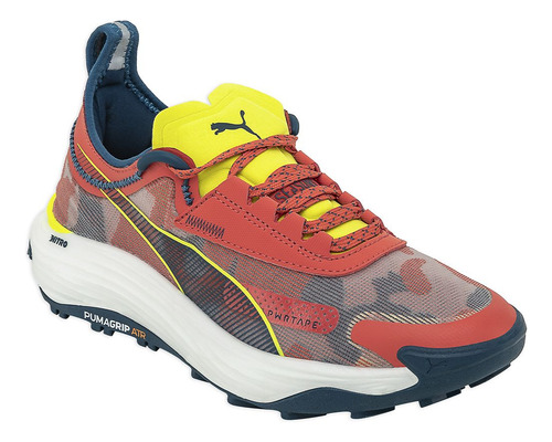 Zapatillas Trekking Puma Voyage Nitro 3 Mujer Coral L1