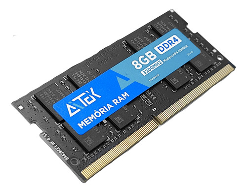Memória Ram Para Notebook Intel E Amd 8gb Ddr4 3200mhz Aitek