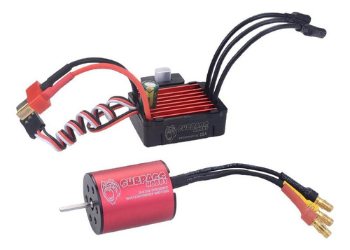 Brushless Impermeable 5800kv Y 25a Esc Para 1 / 18,1 / 16 Rc