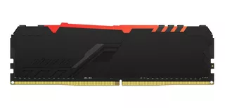 Memoria RAM Fury Beast DDR4 RGB color negro 8GB 1 Kingston KF430C15BBA/8