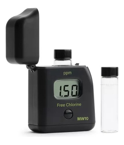 Medidor Fotómetro/cloro Con Reagentes Y 2 Frascos, Mw-10