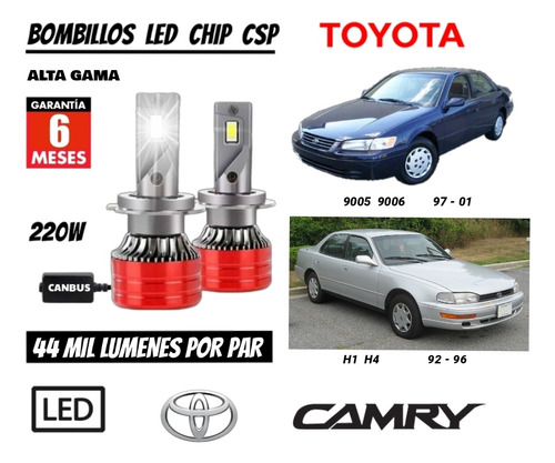 Bombillos Led Chip Csp 44 Mil Lumenes 220w Toyota Camry 