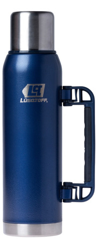 Termo Lusqtoff Tl1-9 Acero Inoxidable 1.3lts Frio/calor Azul