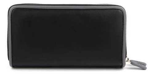 Billetera Doble Xl Extra Large Finn Otoño Invierno 2025 Negro