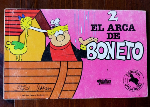 El Arca De Boneto No.2 Comic Editorial La Oveja Negra 1987