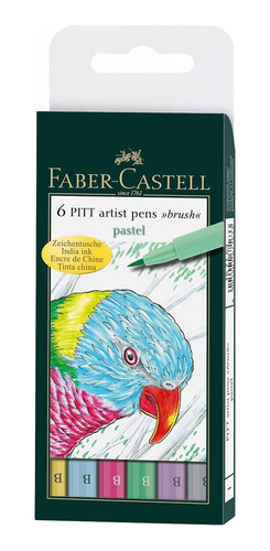 Faber-castell Pitt Artist Pens X6 Pastel - Mosca