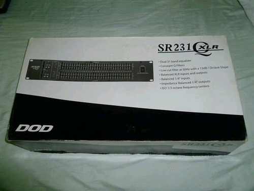 Imagen 2 de 2 de Ecualizador De Audio Profesional Dod Sr231xlr