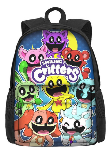 Mochila Escolar Smiling Critters, Mochila For Estudiantes