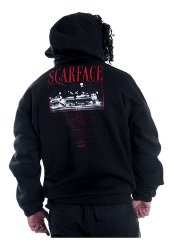 Imagen 1 de 5 de Hoodies Sweater Basico Scarface Ready To Evolve