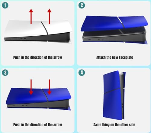 Pack Carcasas Slim Cobalt Blue Para Ps5 Slim - Proteccin