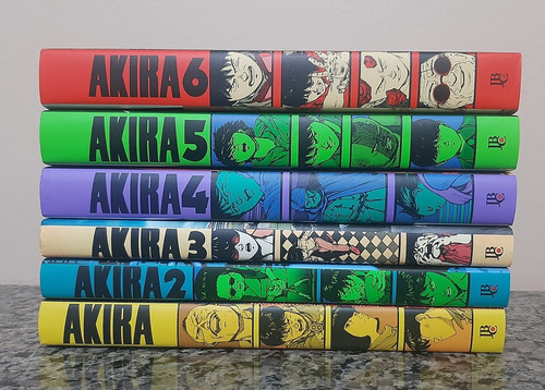 Mangás Akira Volumes 1 Ao 6 Coleção Completa