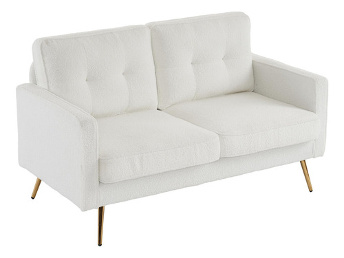 Sofá Biplaza Moderno 142 Cm Sofá Pequeño Para Sala Dormitori