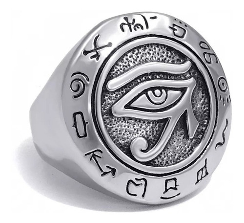 Anillo Ojo De Horus Amuleto Protección Egipcio