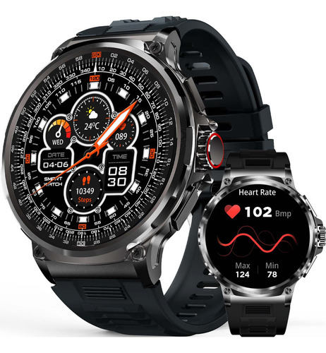 Reloj Inteligente Hombre Ritmo Cardíaco Deportivo 710mah V69