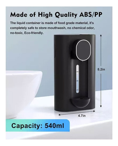 Yie Dispensador Automático De Enxaguatório Bucal, Recarga