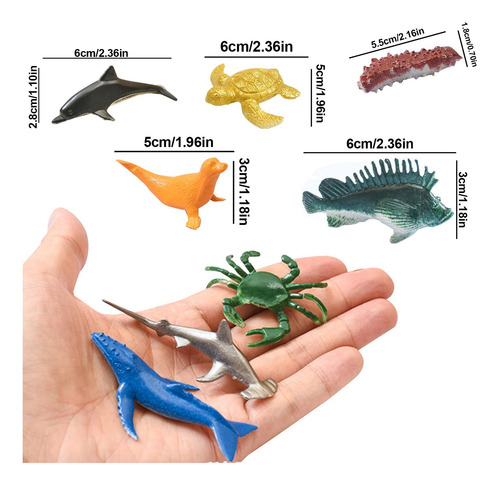 Figuras De Animales Del Océano Animales Marinos Realistas Ju
