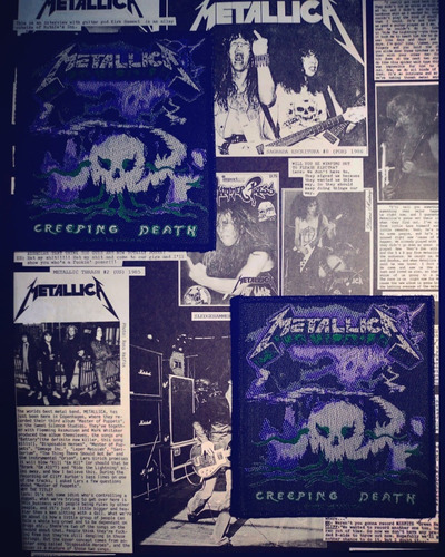 Parche Tejido Metallica - Creeping Death 