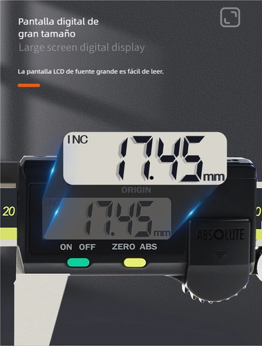 Calibrador Vernier Digital Pie De Rey 8plug Mitutoyo 0-200mm