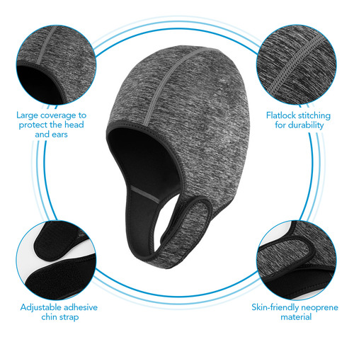 Gorro De Neopreno Con Capucha De Buceo Para Hombre Y Mujer H