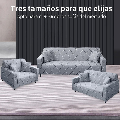 Funda Para Sofa Cama, Cubre Sofa 3 Plazas Elástica Protector