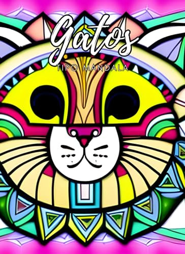 Gatos - Libros De Mandalas Para Colorear Con Rotuladores Par