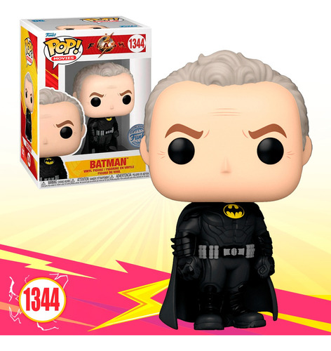Funko Pop Batman Michael Keaton Sin Mascara #1344 Flash Dc