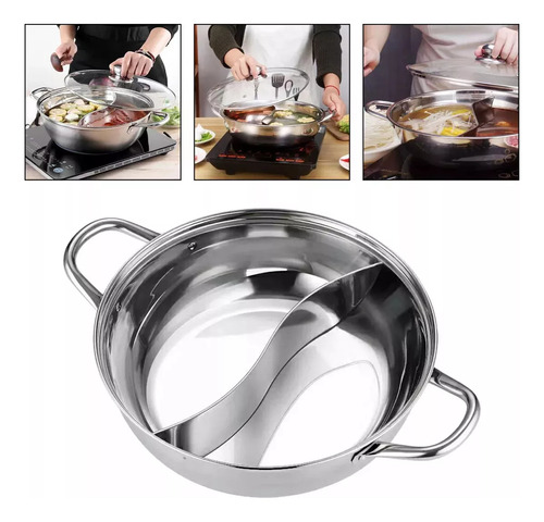 A Olla Caliente Con Separador, Cocina, Sartén