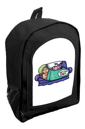 Mochila Negra Nena Nene Jardin/ Preescolar Coraje Ar41