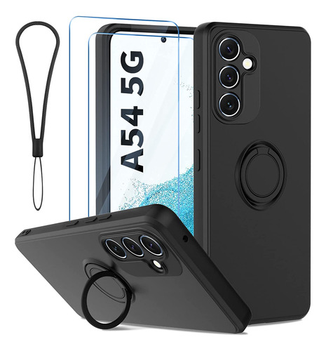 Funda Para Samsung Galaxy A54 5g Silicona Delgada + 2 Micas