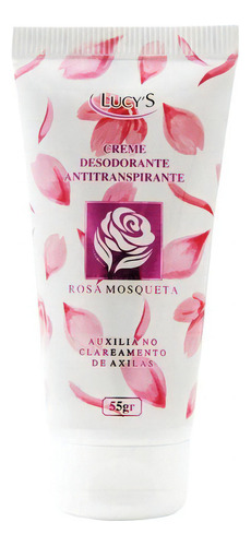 Creme Desodorante Antitranspirante Clareador Rosa Mosqueta