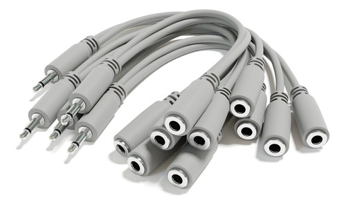 Excelvalley - Paquete De 5 - Cables De Conexion Mono Splitte