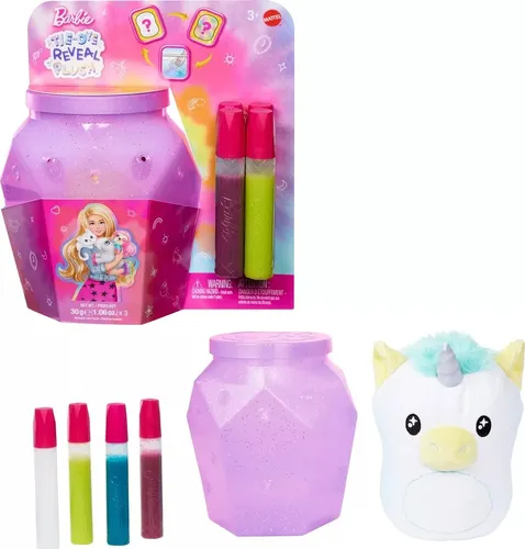 Barbie Pelucia Tie Dye Surpresa Sortimento - Mattel Hwd29