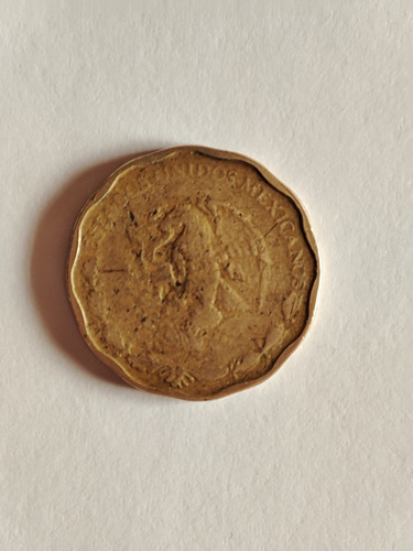 Moneda 50¢ Centavos Con Error Año 1898 Error Acuñación (Usado)