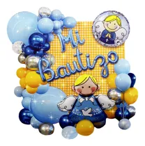 Comprar Kit De Globos Mi Bautizo Set  Decoración De Fiestas Bautizo
