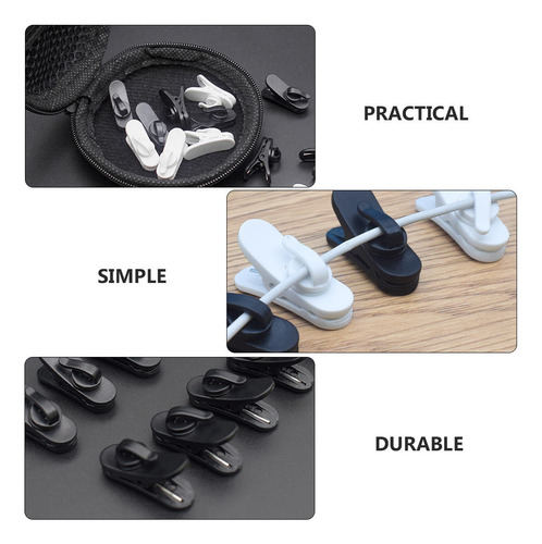 100 Unidades De Clips Giratorios Portátiles Para Auriculares