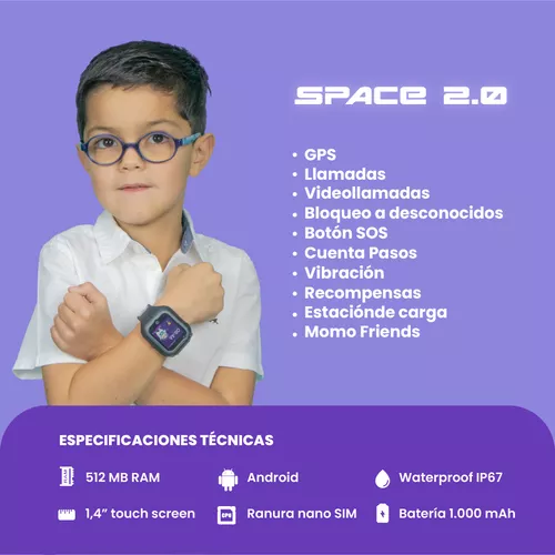 SmartWatch para Niños SoyMomo Space 2.0 de 1.4“ 