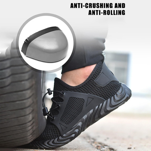 Zapatos Con Puntera De Acero Para Hombre,el Zapato Invisible