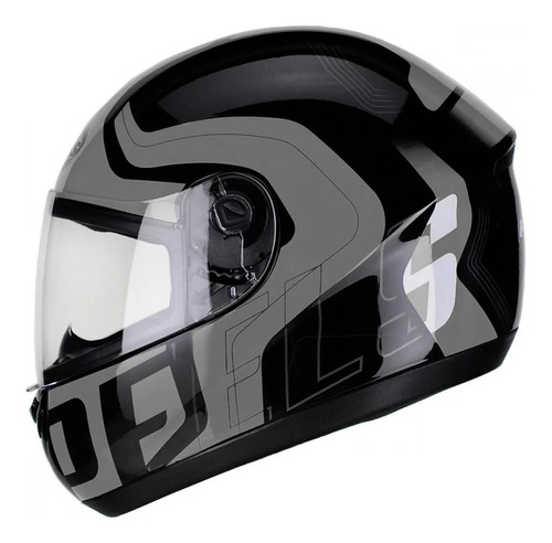 Capacete Moto Peels Spike Ghost Preto Azul 