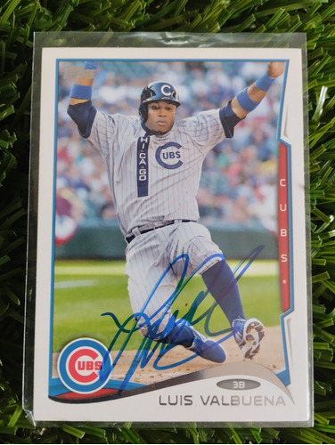 2014 Topps Luis Valbuena #318 Autografiada 